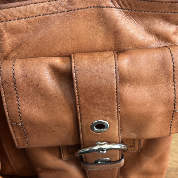 Coach Vintage Soho 6468 Brandy Tan Leather Shoulder Bag - Picture 15 of 16